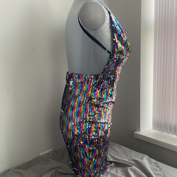 Fashion Nova brand new sequin mini dress. - Picture 3 of 5
